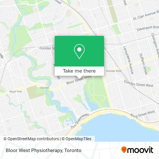 Bloor West Physiotherapy plan