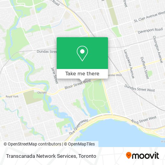 Transcanada Network Services map