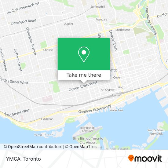 YMCA map