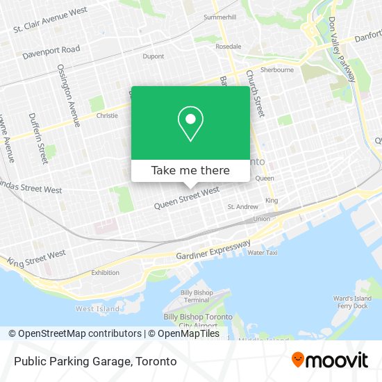 Public Parking Garage map