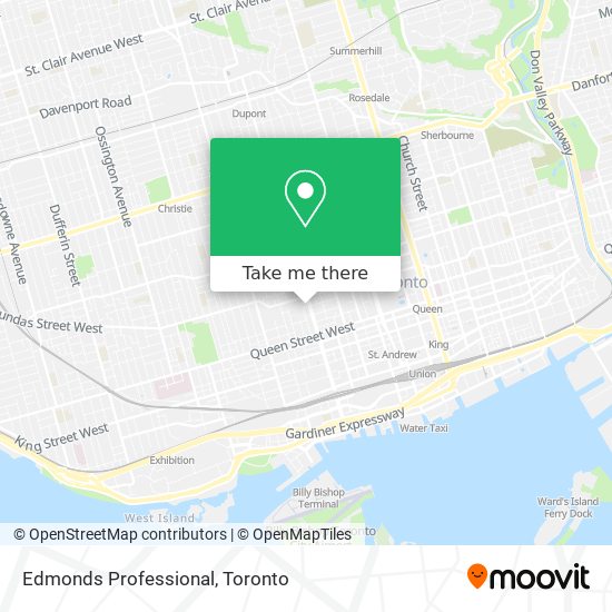 Edmonds Professional map