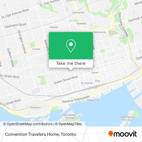 Convention Travelers Home map