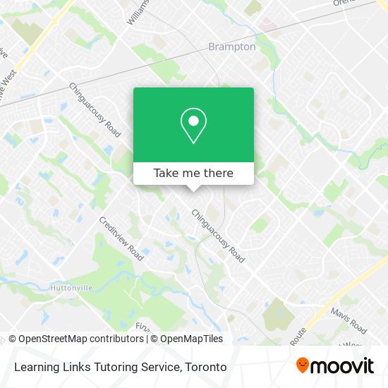 Learning Links Tutoring Service map