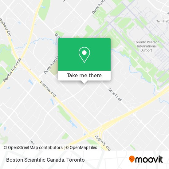 Boston Scientific Canada map