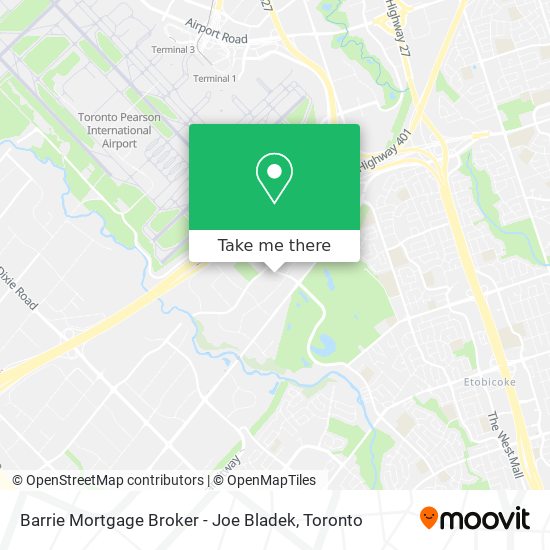 Barrie Mortgage Broker - Joe Bladek map