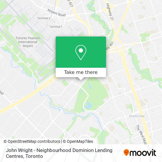 John Wright - Neighbourhood Dominion Lending Centres map