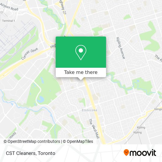 CST Cleaners map