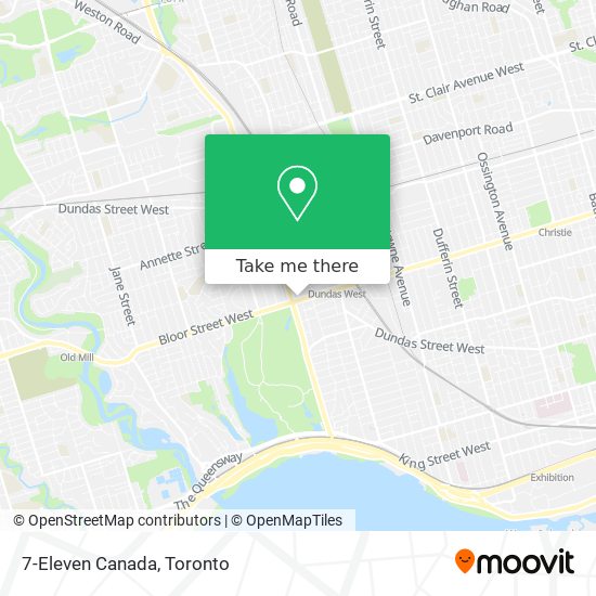 7-Eleven Canada map