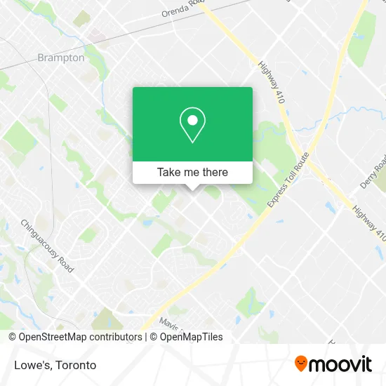 Lowe's map