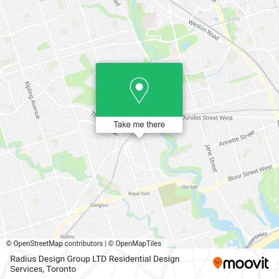 Radius Design Group LTD Residential Design Services map