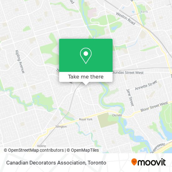 Canadian Decorators Association map