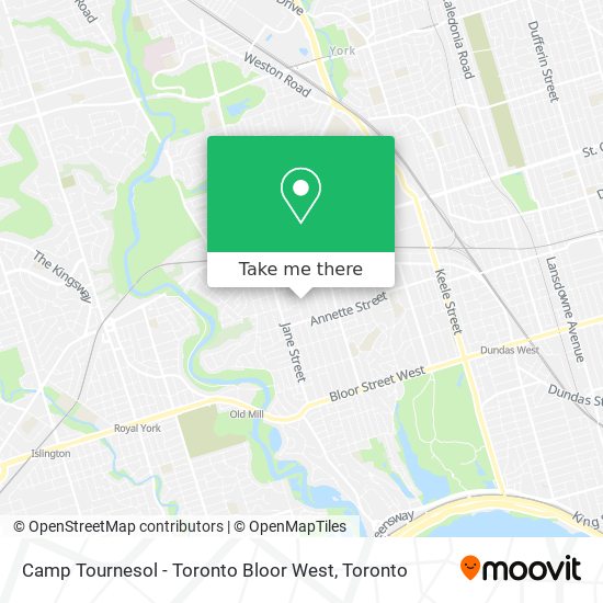 Camp Tournesol - Toronto Bloor West plan