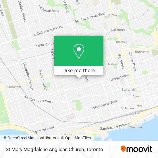 St Mary Magdalene Anglican Church map