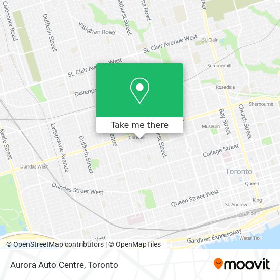 Aurora Auto Centre map