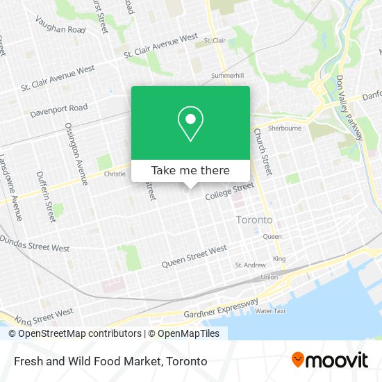 Fresh and Wild Food Market map