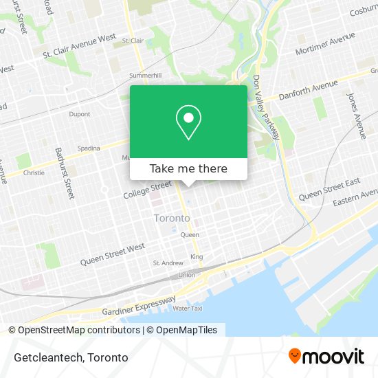 Getcleantech map