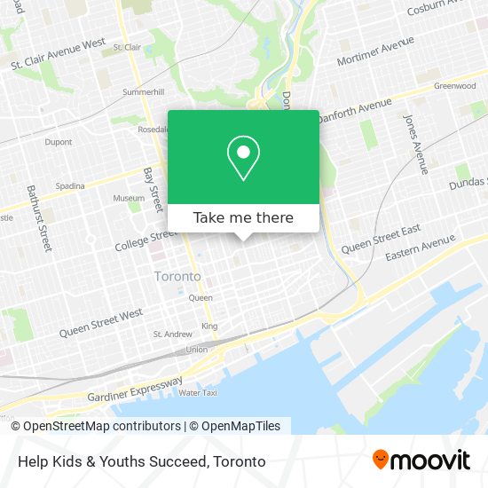 Help Kids & Youths Succeed map