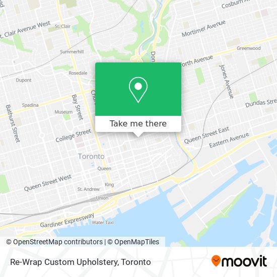 Re-Wrap Custom Upholstery map