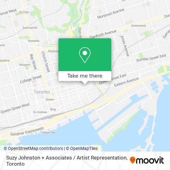 Suzy Johnston + Associates / Artist Representation map