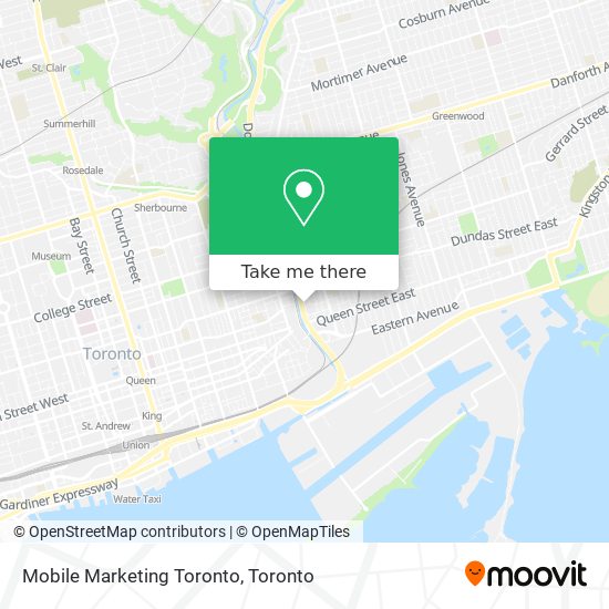 Mobile Marketing Toronto map
