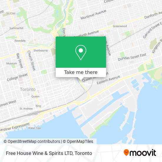 Free House Wine & Spirits LTD map