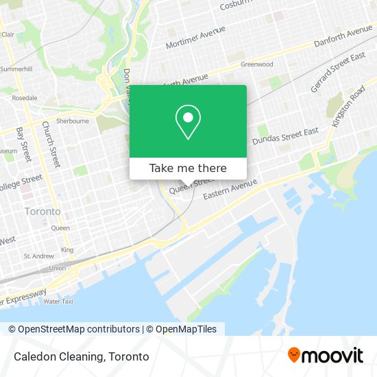 Caledon Cleaning map