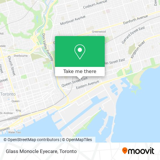 Glass Monocle Eyecare map