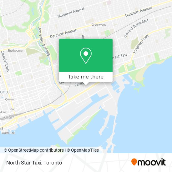 North Star Taxi map