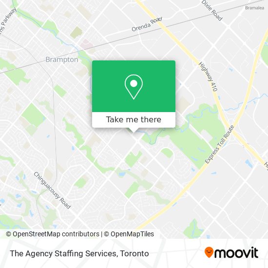 The Agency Staffing Services map