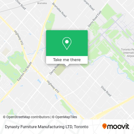 Dynasty Furniture Manufacturing LTD map