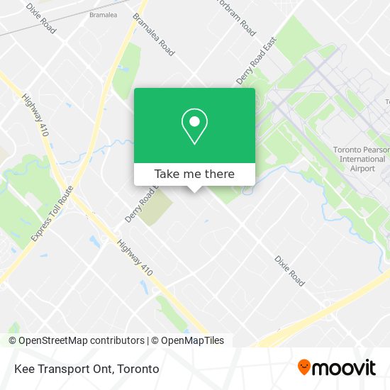 Kee Transport Ont map