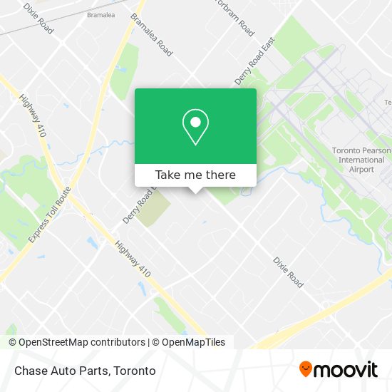 Chase Auto Parts map