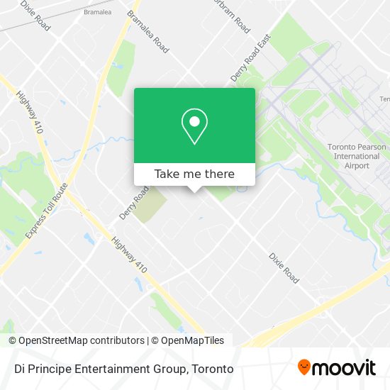 Di Principe Entertainment Group map