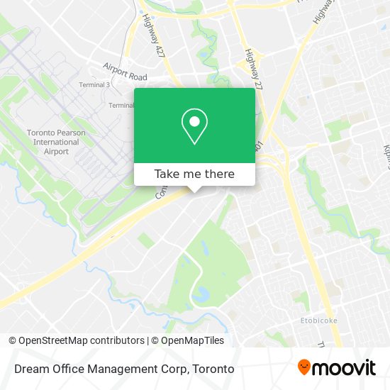 Dream Office Management Corp map