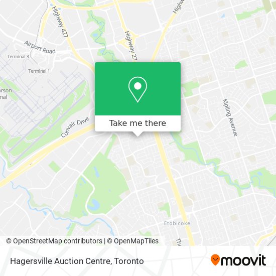 Hagersville Auction Centre map