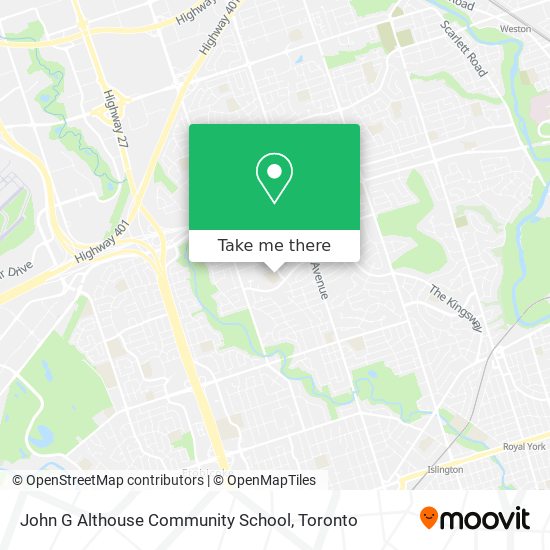 John G Althouse Community School map