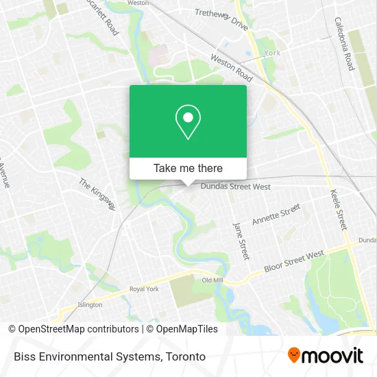 Biss Environmental Systems map