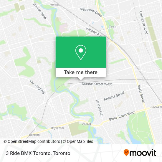 3 Ride BMX Toronto map