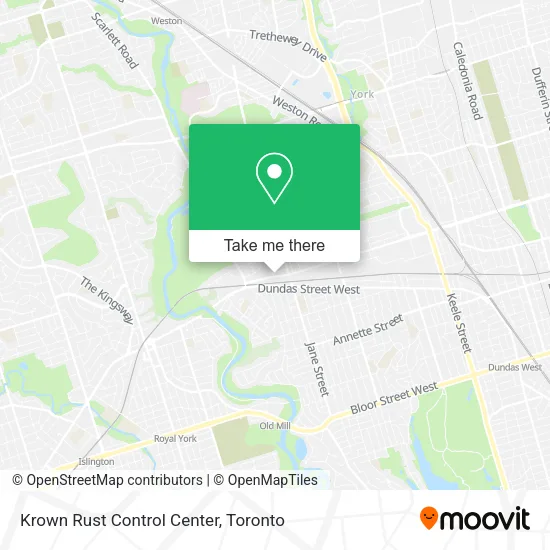 Krown Rust Control Center map