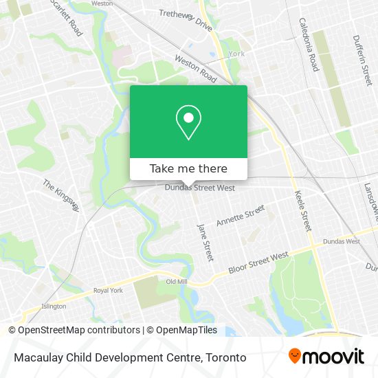 Macaulay Child Development Centre map