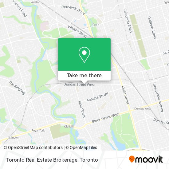 Toronto Real Estate Brokerage map