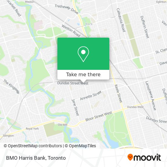 BMO Harris Bank map