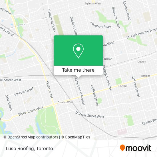 Luso Roofing map
