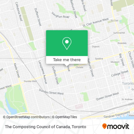 The Composting Council of Canada map