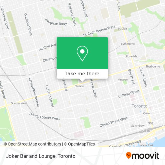Joker Bar and Lounge map