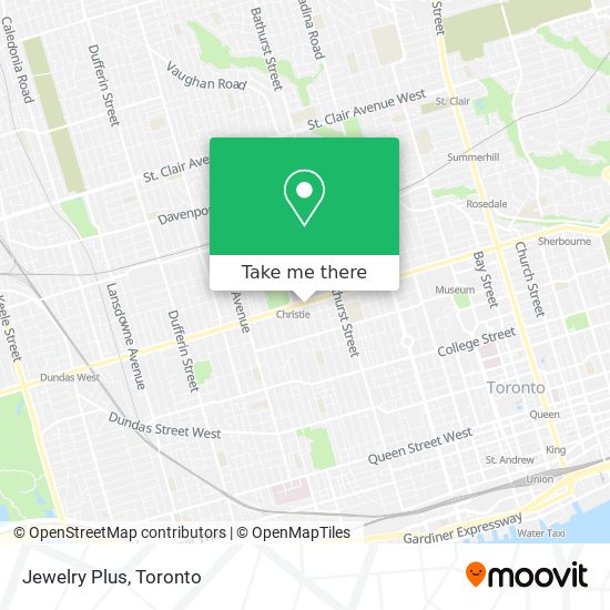 Jewelry Plus map