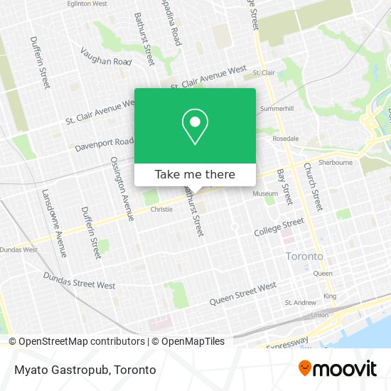 Myato Gastropub map