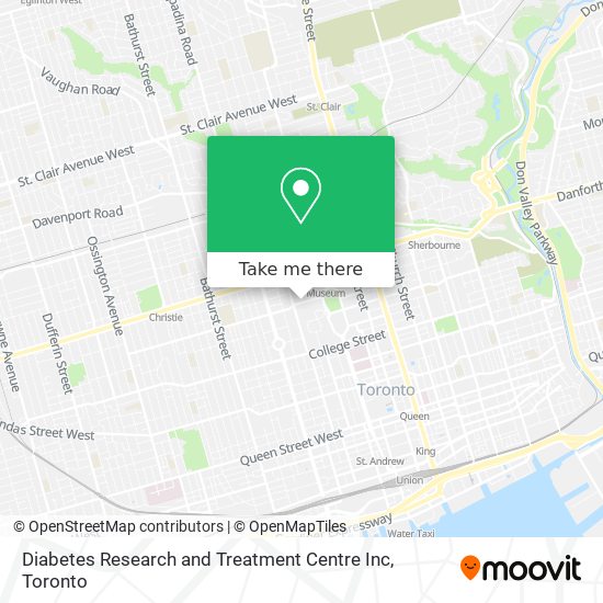 Diabetes Research and Treatment Centre Inc map