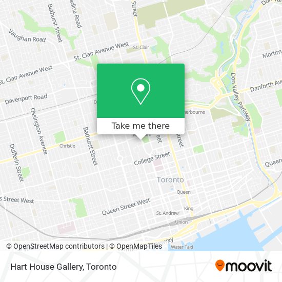 Hart House Gallery map