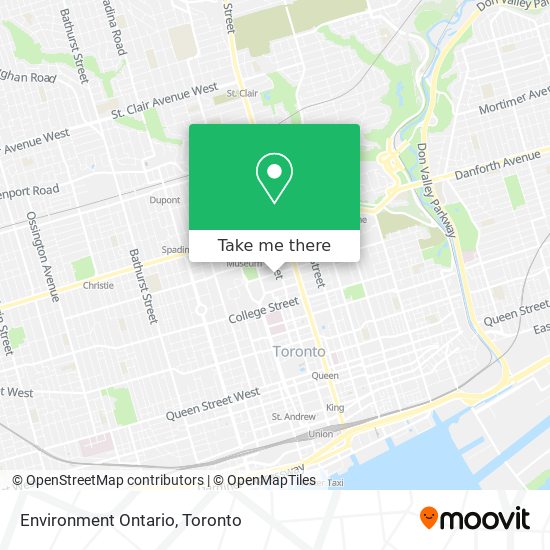 Environment Ontario map